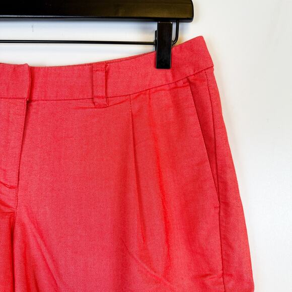 Nike Golf Dri-Fit Oxford Mid-Rise Pleated Shorts Pink Red 725763 - 6 - Picture 3 of 9